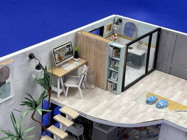 Miniature Casual Two-Floor Home
